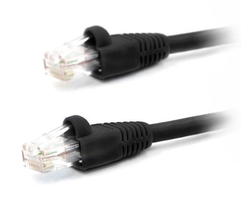Cat7 Snagless Shielded (SFTP) PVC CM Ethernet Network Patch Cable, Black