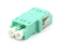 LC/UPC to LC/UPC Duplex OM3/OM4 Multimode Fiber Optic Adapter/Coupler without Flange