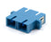 SC/UPC to SC/UPC Duplex Single Mode Plastic Fiber Optic Adapter/Coupler with Flange