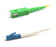 LC UPC to SC APC Simplex OS2 Single Mode PVC (OFNR) 2.0mm Fiber Optic Patch Cable
