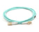 LC UPC to LC UPC Duplex OM3 Multimode PVC (OFNR) 2.0mm Fiber Optic Patch Cable