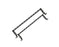 Zero U Horizontal Cable Lacer Bar, L-Shaped, 5pcs/Pack, for 19" EIA