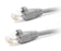 Cat6a Snagless Shielded (SFTP) PVC CMX Ethernet Network Patch Cable.Gray