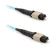 MTP-12 Female 12 Fibers OFNP/LSZH OM3 50/125 Multimode Elite Trunk Cable, Aqua