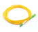 LC APC to SC APC Simplex OS2 Single Mode PVC (OFNR) 2.0mm Fiber Optic Patch Cable