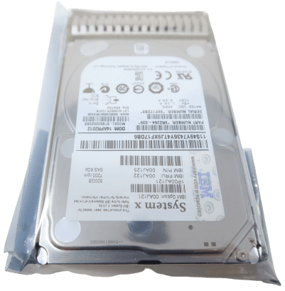 00AJ122 00AJ121 IBM 500GB 7.2K 6G 2.5" SAS Hard Drive