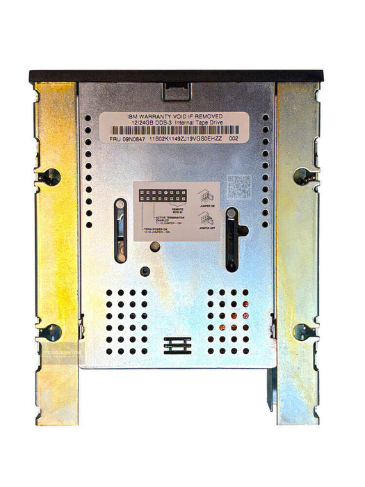 01K1282 I Open Box IBM 12/24 GB DDS-3 DAT 4mm SCSI Tape Drive STD224000N-S