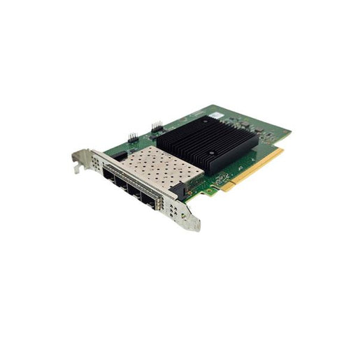 02VV2G - Dell E810 Quad-Ports 10/25GbE SFP28 PCI-Express 4.0 x16 Low Profile Network Adapter