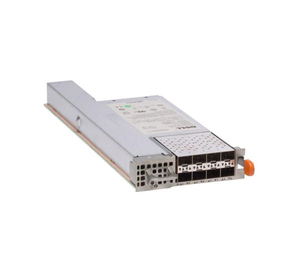 03J2XW - Dell 8-Ports 10GbE SFP+ Pass-Through I/O Module for PowerEdge FX2 / FX2S Enclosure