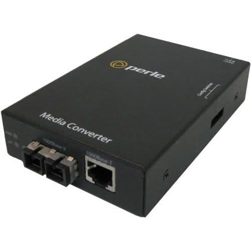 Perle 05050604 S-1110-M2SC05 1 x RJ-45 10/100/1000Base-T Media Converter