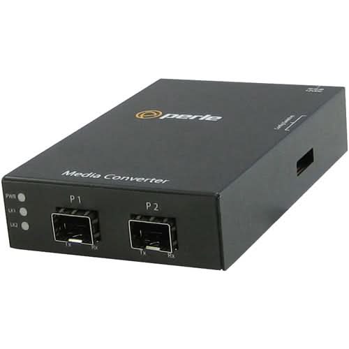 Perle 05060574 Protocol Transparent Stand-Alone 1000Base-X Dual SFP Slots Media Converter