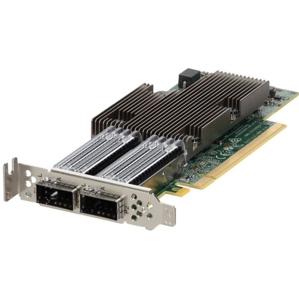 061RP9 - Dell 57508 Dual-Ports 100GbE QSFP PCI-Express 4.0 x16 Low Profile Network Adapter