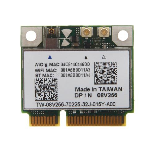 08V256 - Dell 802.11 a/b/g/n Wi-Fi Bluetooth PCI-Express Wireless Card