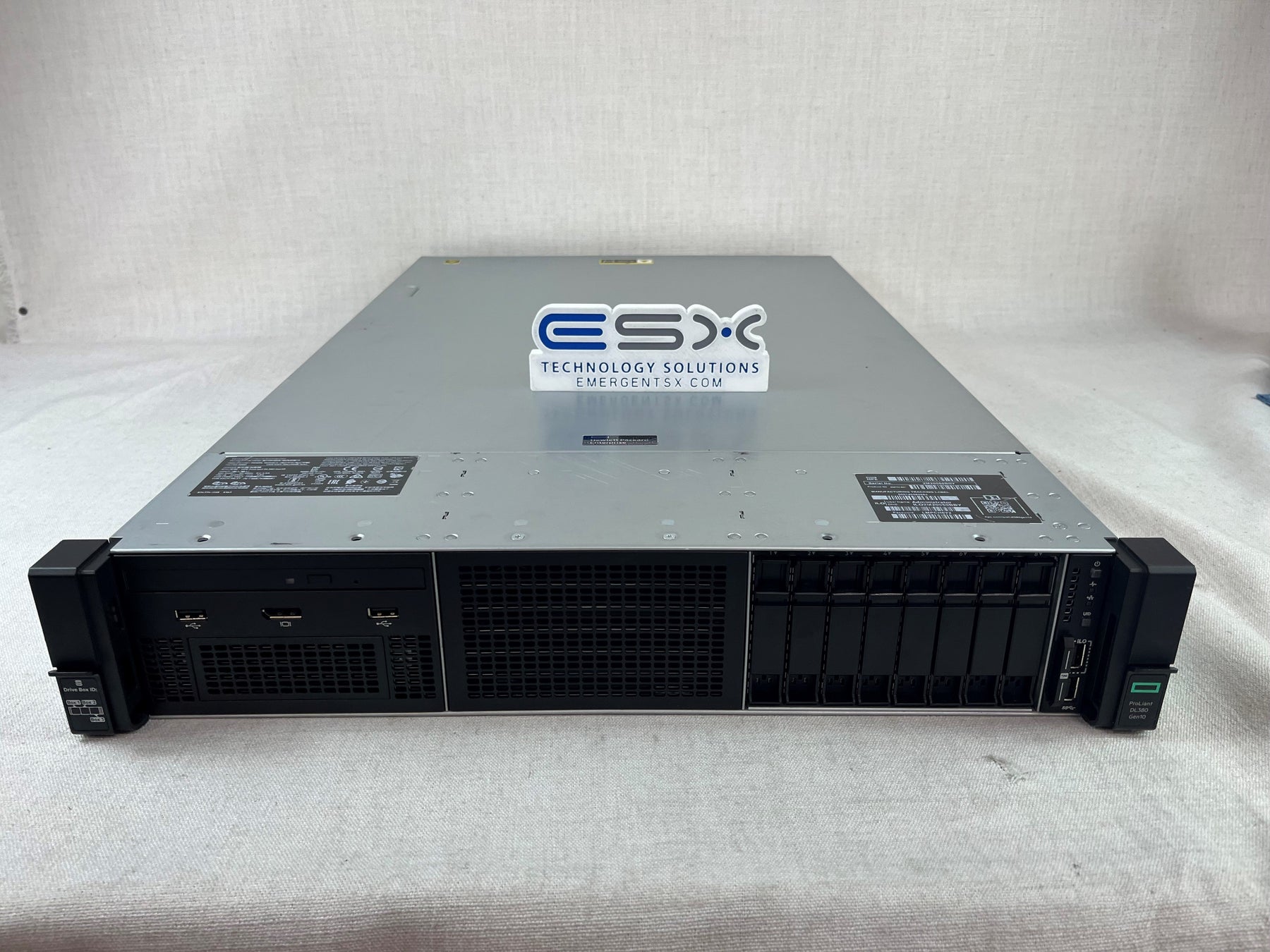 HPE Proliant DL380 Gen10 8SFF 2 x Gold 6254 3.1GHz Server, 512GB, 15.5TB