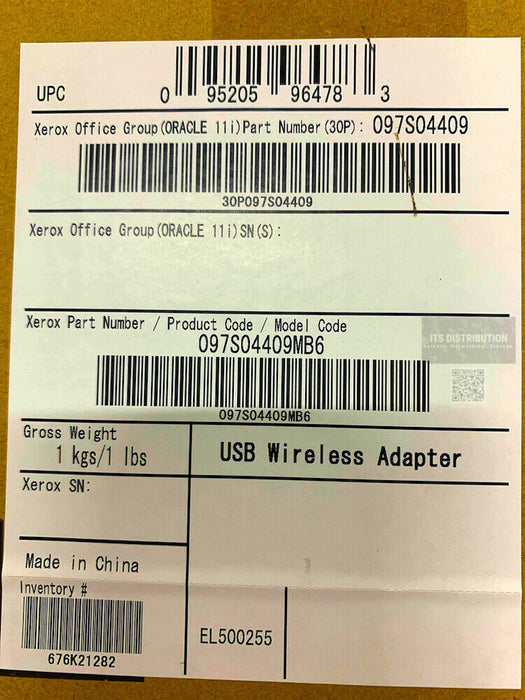 097S04409 I New Xerox Phaser 6600 WorkCentre 6605 Wireless USB Networking Card