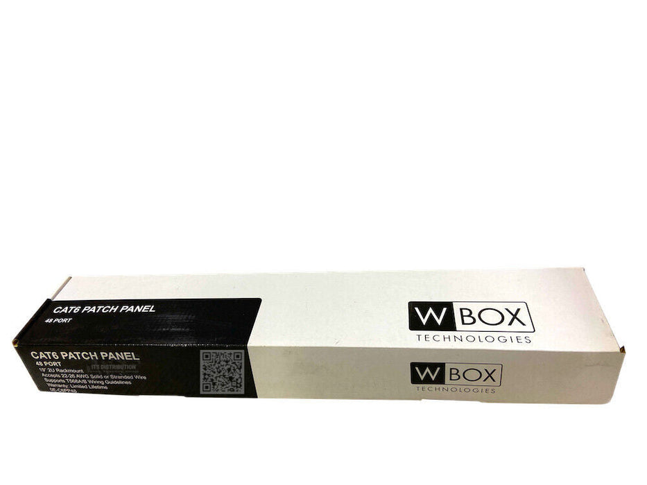 0E-C6PP48 I New ADI Pro W Box CAT6 48-Port IDC Terminal Block Patch Panel