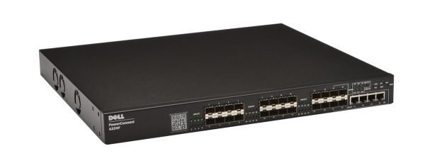 0FN848 - Dell PowerConnect 6224F 24-Ports Gigabit Stackable Network Switch
