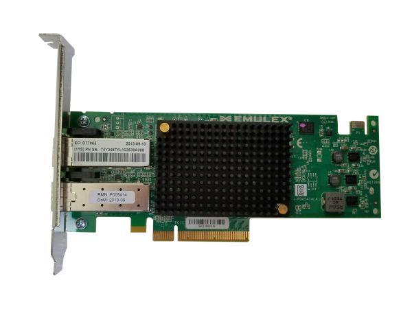 0KCFXN - Dell Emulex 2-Ports 10Gb/s SFP+ PCI Express Low Profile Network Adapter
