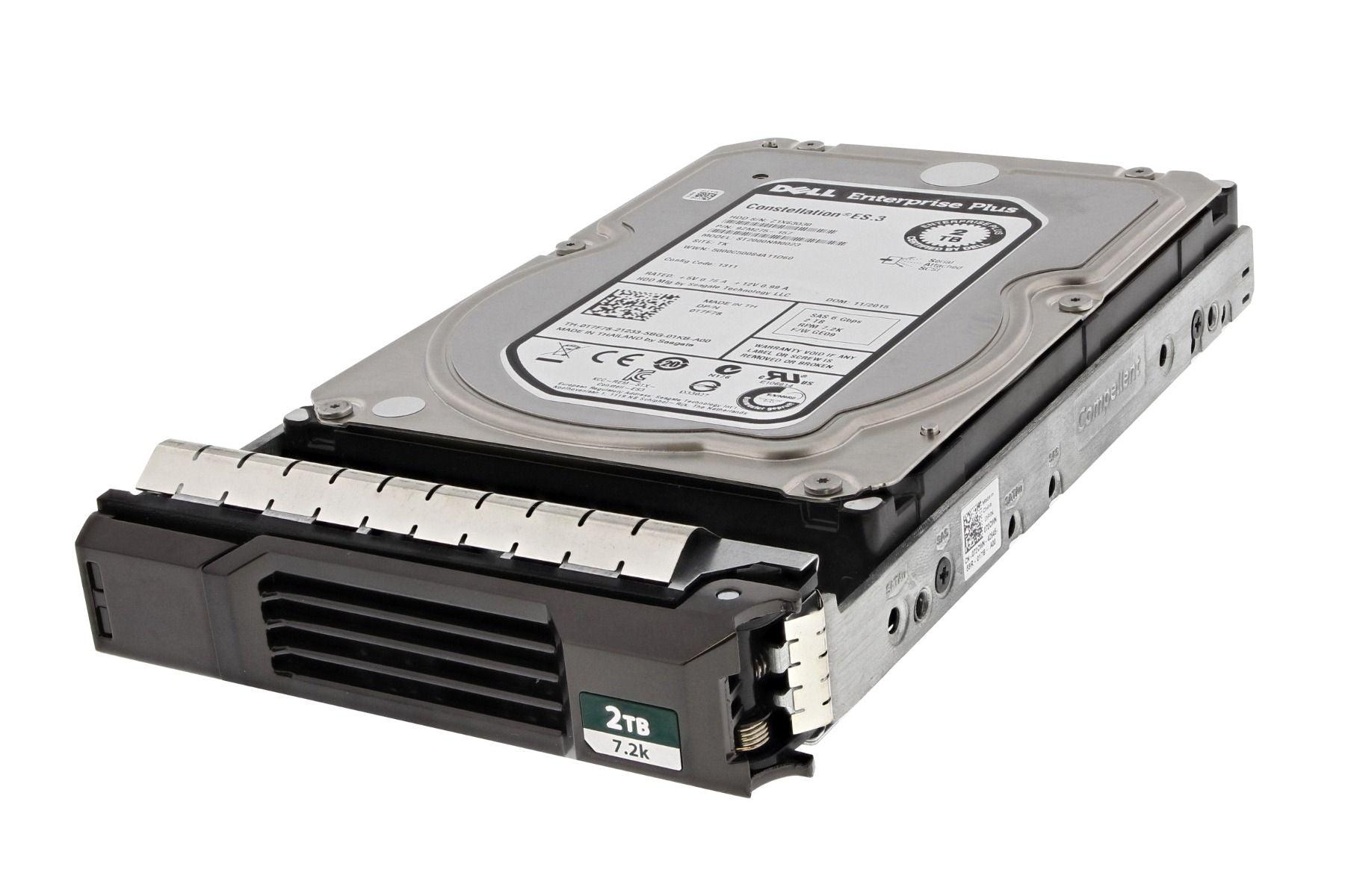 Dell 0T7F78 2TB 7.2k rpm SAS 6Gbps 3.5" Hard Drive
