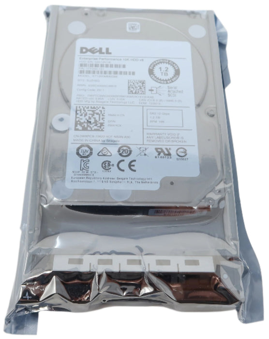 WXPCX Dell 1.2TB 10K RPM 12Gb/s 2.5 SAS Hard Drive ST1200MM0088