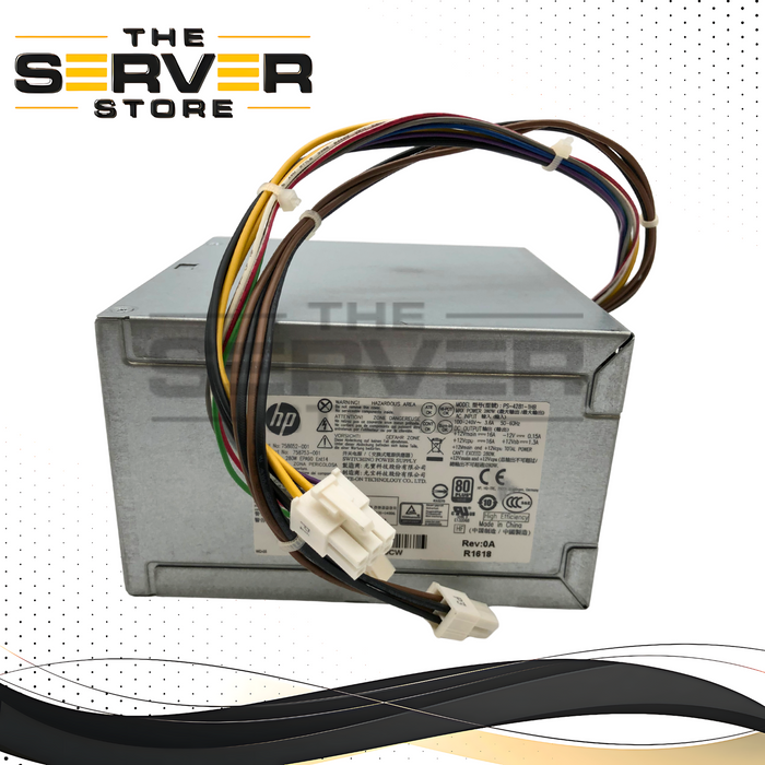 HP 280W 80+ Gold Power Supply Unit (PSU) for ProDesk 600 G1 & EliteDesk 800 G1 SFF. P/N: PS-4281-1HB, 758753-001, 758652-001.