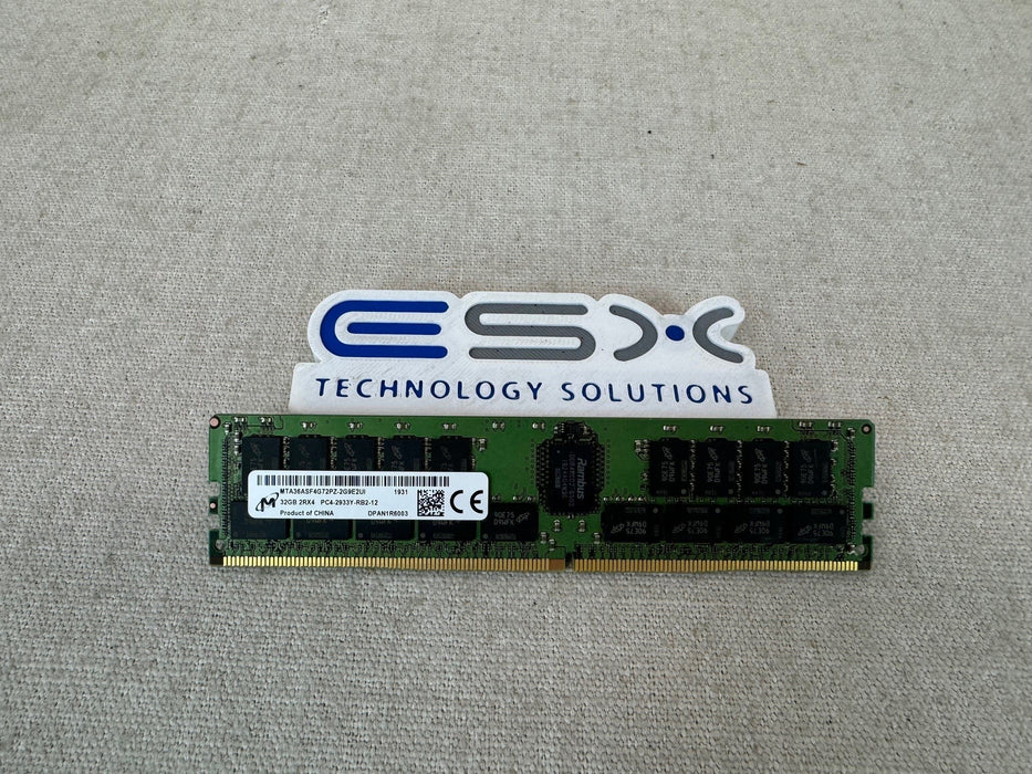 Micron MTA36ASF4G72PZ-2G9E2 32GB 2Rx4 PC4-2933Y DDR4 ECC Server Memory RDIMM