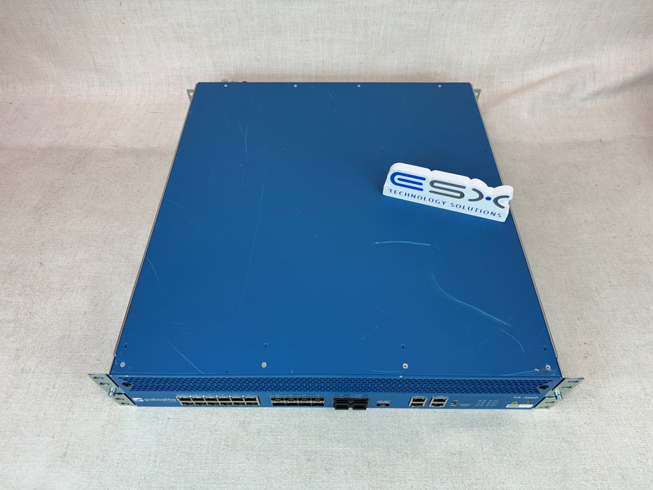 Palo Alto PA-3260 Network Security Firewall Appliance w/ SSD, 2x PSU, Rack Kit