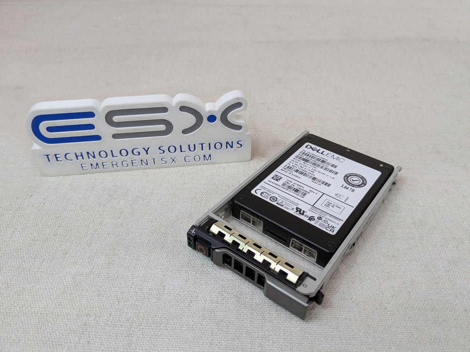 Dell CRNPH 3.84TB 12Gb/s 2.5" SAS RI TLC SSD PM1643a MZ-ILT3T8C w/ 13G Tray