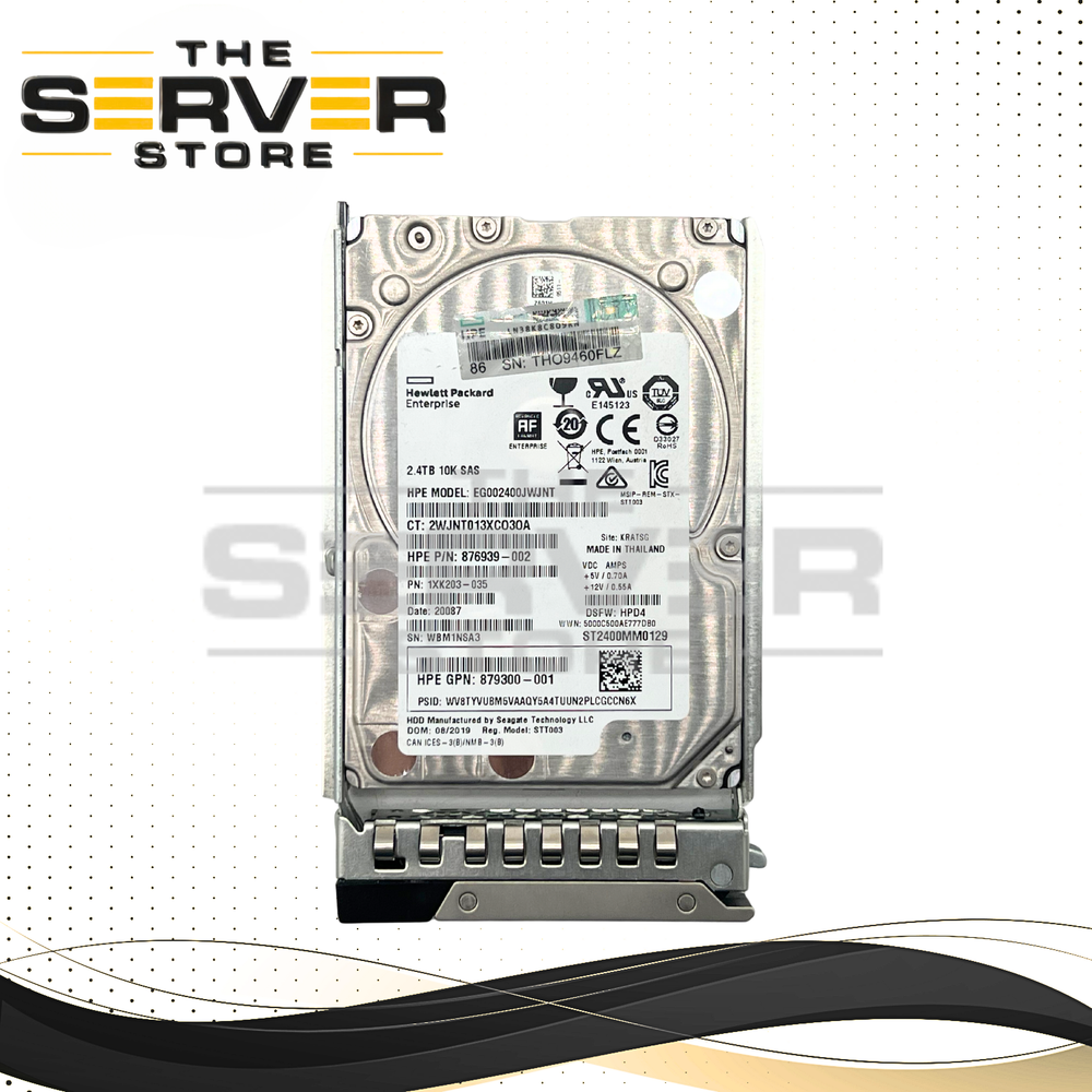 Seagate 2.4TB SAS 12G 10K SFF 2.5" HDD Exos ST2400MM0129 Dell PowerEdge Server G15