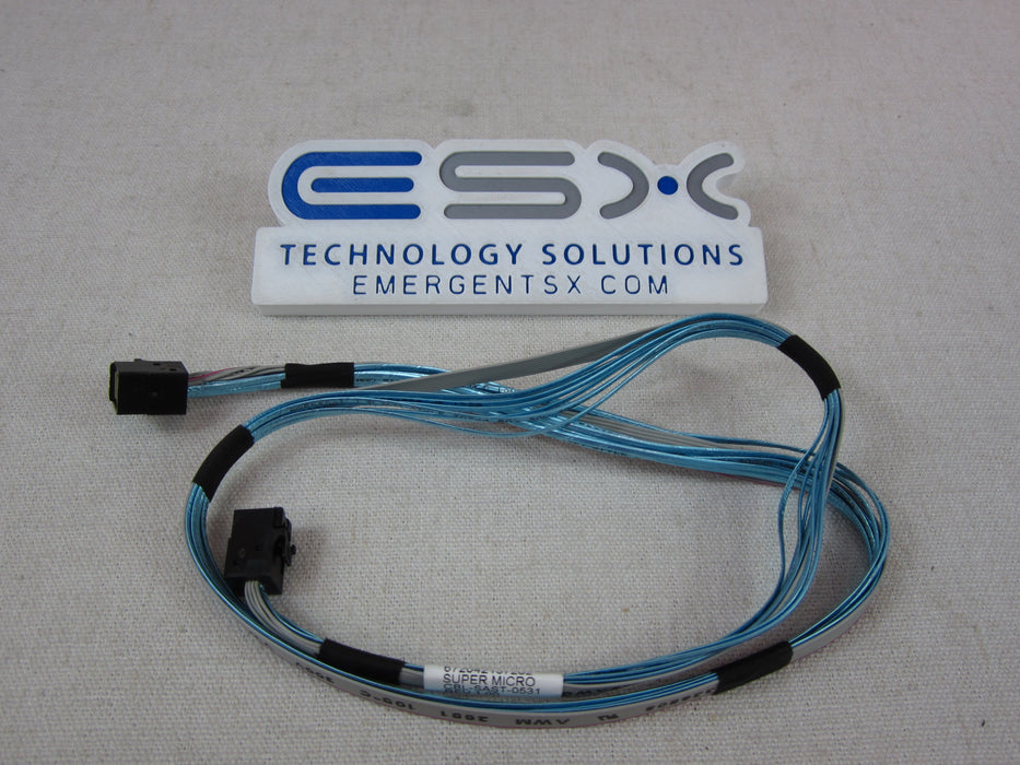 Supermicro CBL-SAST-0531 .8M MINI-SAS to MINI-SAS SFF8643 Internal Cable