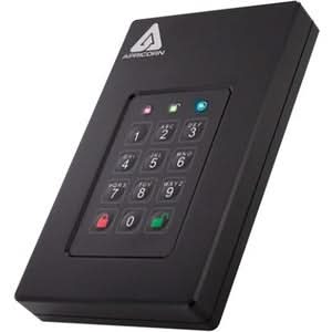 Apricorn AFL3- 1TB Aegis Fortress 1TB External Hard Drive