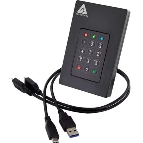 Apricorn AFL3-S8TB Aegis Fortress L3 8TB Portable Solid State Drive TAA Compliant