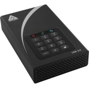 Apricorn Aegis Padlock DT ADT-3PL256-16TB 16TB 3.5in Black External Desktop Hard Drive TAA Compliant