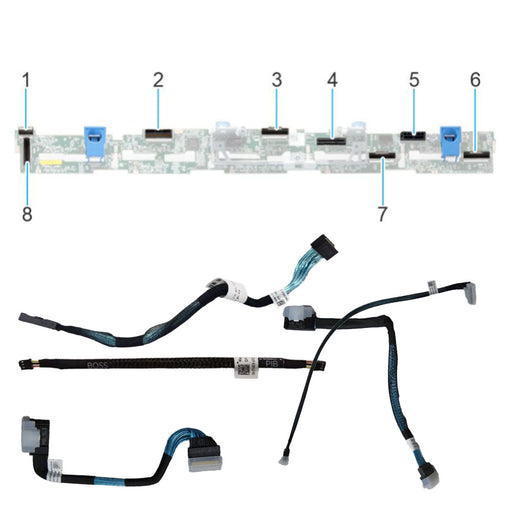 10x2.5" Uni Backplane Kit | Dell PowerEdge R650