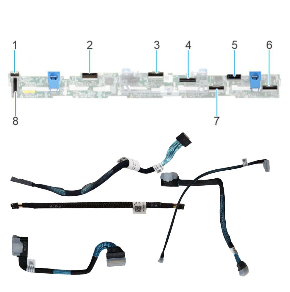 10x2.5" Uni Backplane Kit | Dell PowerEdge R650