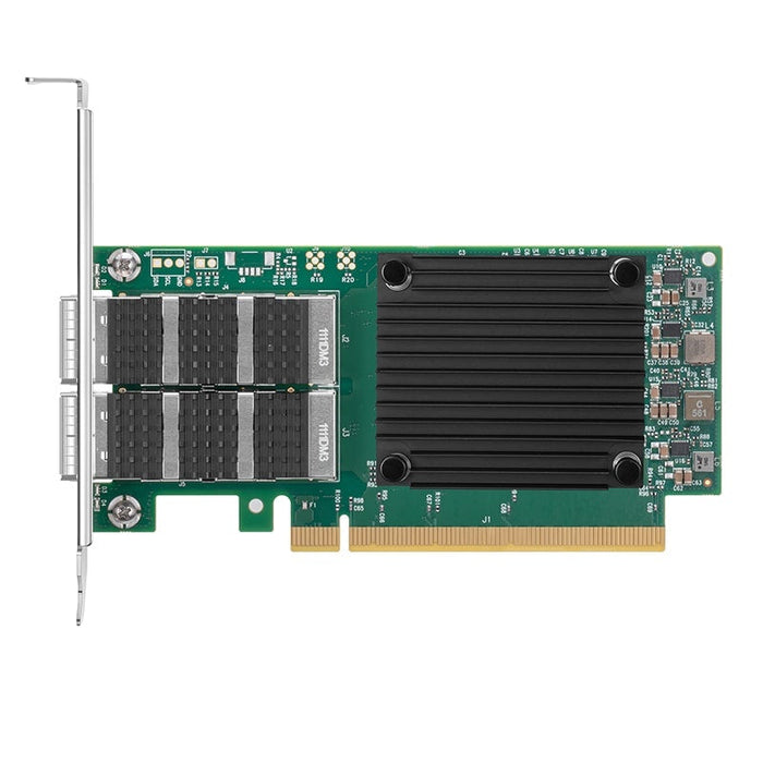 NVIDIA Mellanox MCX623106AN-CDAT ConnectX®-6 Dx EN Network Interface Card, 100GbE Dual-Port QSFP56, PCIe4.0 x 16, Tall&Short Bracket