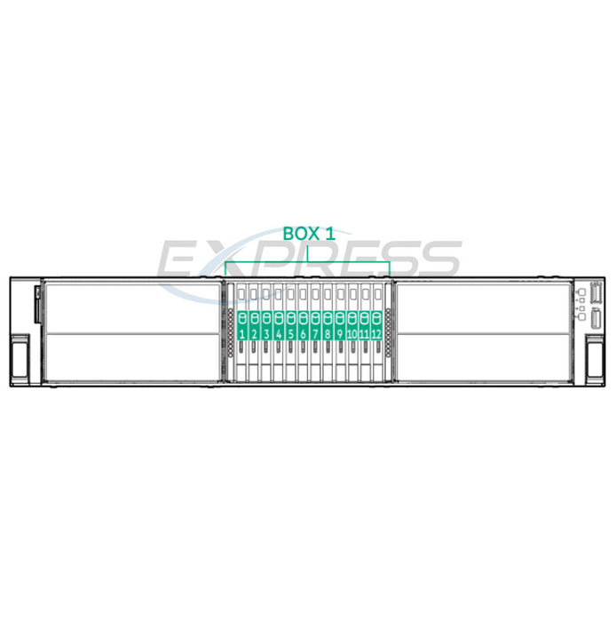 12 EDSFF NVMex4 DA Drive Kit | Refurbished HPE ProLiant DL345 Gen11 (P62355-B21 + P64381-B21)