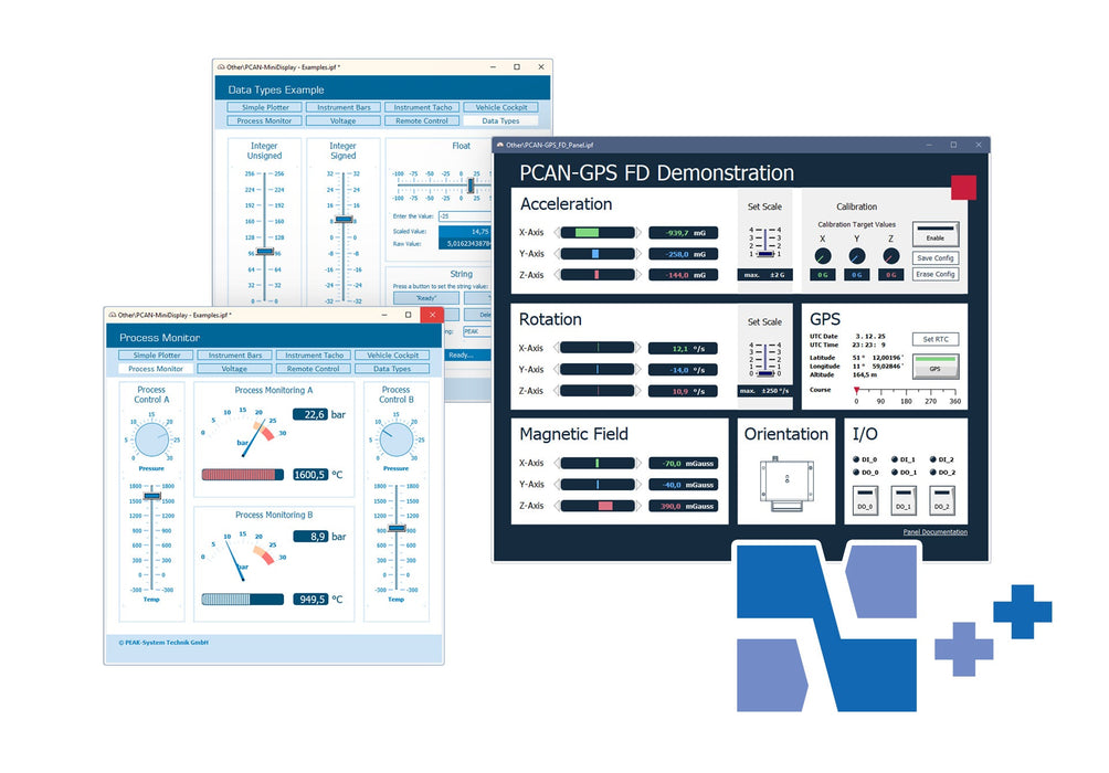 12-Month Maintenance Expansion for PCAN-Explorer 7: Instruments Panel add-in for PCAN Explorer 7