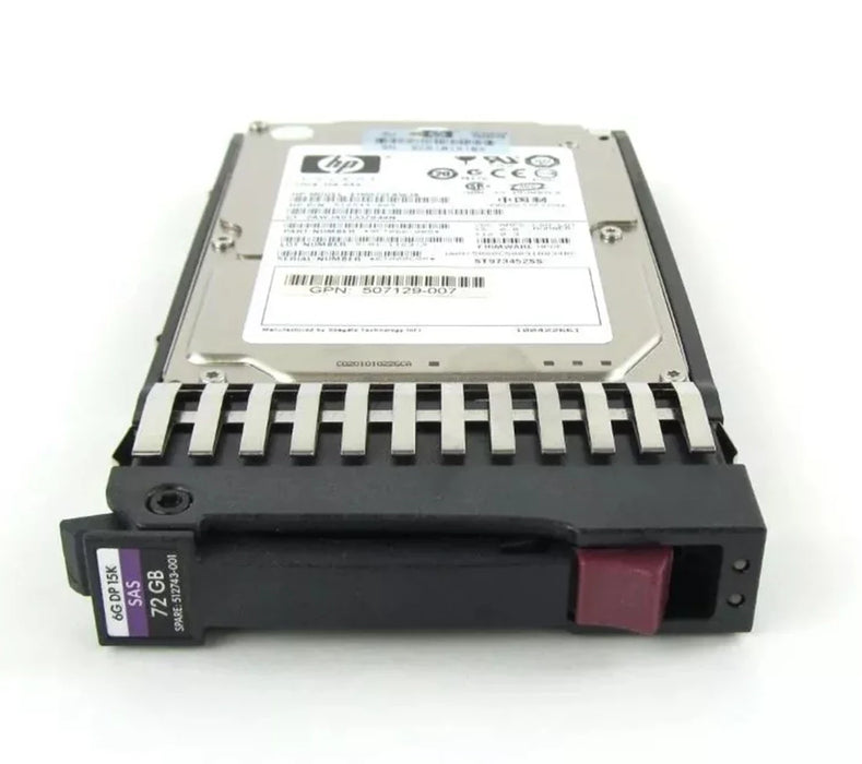 HP 512545-B21 Dual Port 72GB 15k 2.5Inch SAS Ent Hdd | USED