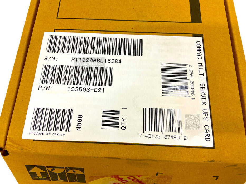 123508-B21 I Open Box HP UPS Remote Power Management Adapter Serial Card