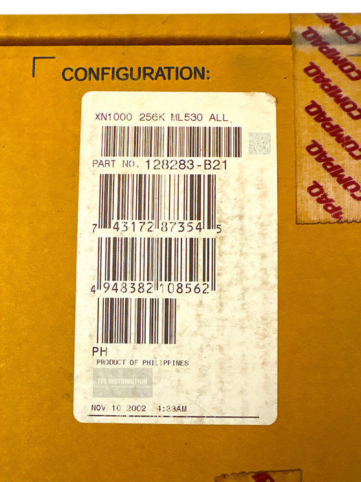 128283-B21 I New HP Intel Pentium III Xeon 1GHz 133MHz FSB 256KB L2 Slot 2 CPU