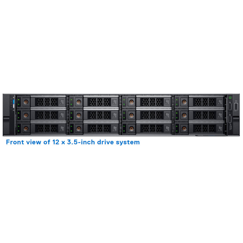 12x 3.5" SAS/SATA Rack Chassis | Refurbished Dell PowerEdge R540