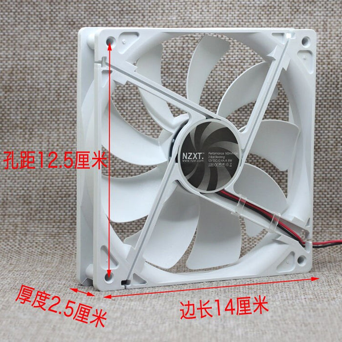 14025 140x140x25mm 12V DC 0.4A Axial Cooling Fan