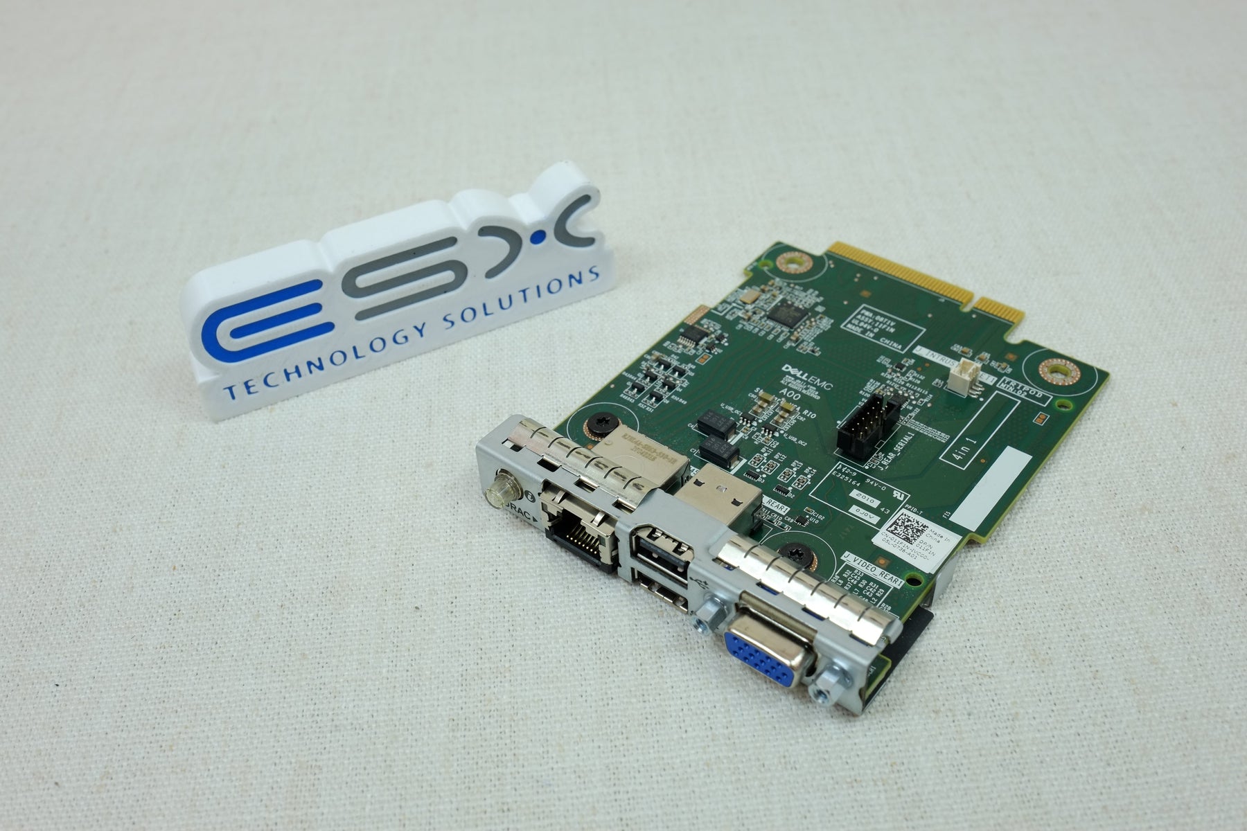 Dell 11F1N PowerEdge R6525 Rear IO Card VGA, 2x USB, iDRAC