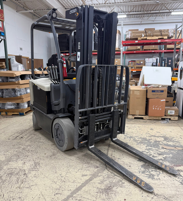 Crown FC5215-50 Electric Forklift Sit-down rider lift | Odometer 173 *See notes*