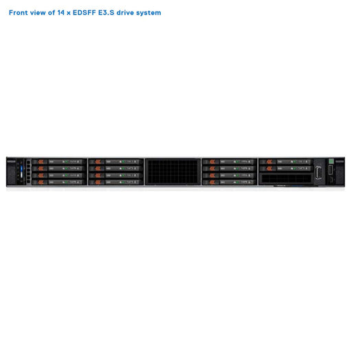14x EDSFF E3.S Rack Chassis | Dell PowerEdge R6625