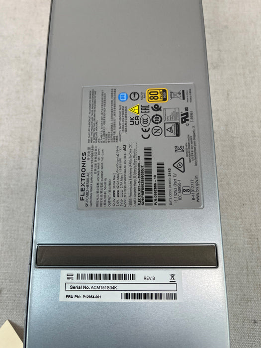HPE MSA 627W Gold Power Supply P12954-001