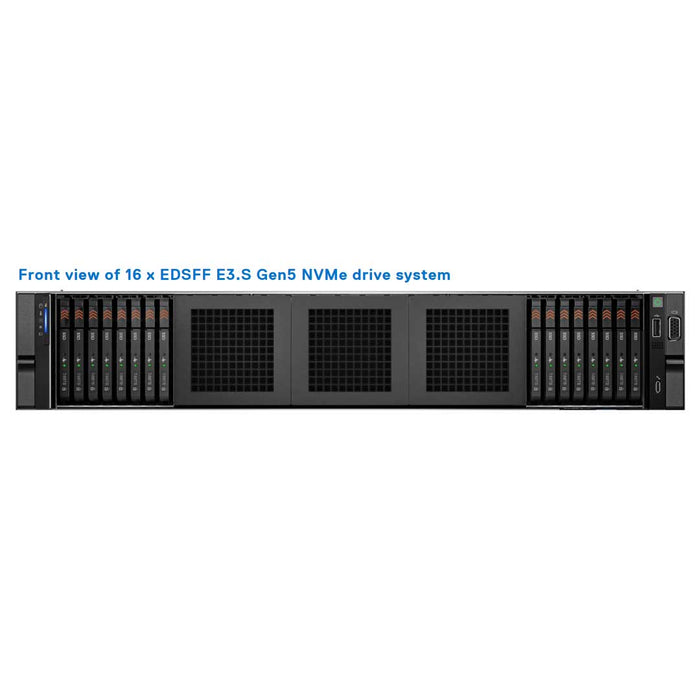 16x 2.5" EDSFF E3.S Rack Chassis | Refurbished Dell PowerEdge R760