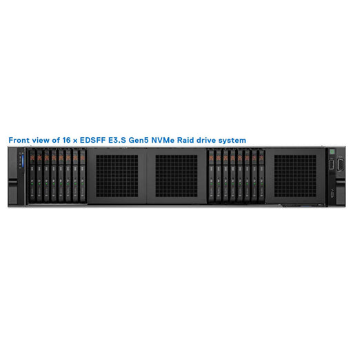 16x 2.5" EDSFF E3.S Rack Chassis | Refurbished Dell PowerEdge R760