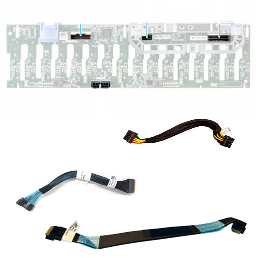 16x2.5" fPERC Backplane Kit w/ Cables | Dell PowerEdge R750